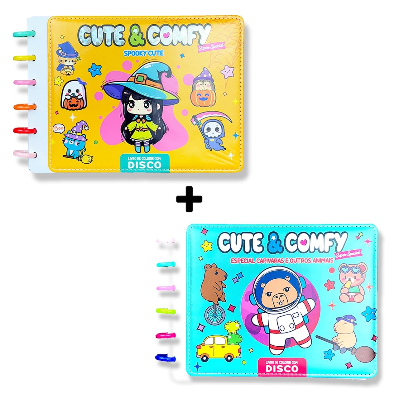Combo Cute e Comfy Super Special - Kit com 02 Livros de Colorir Encadernação em Disco baixar o livro de graça