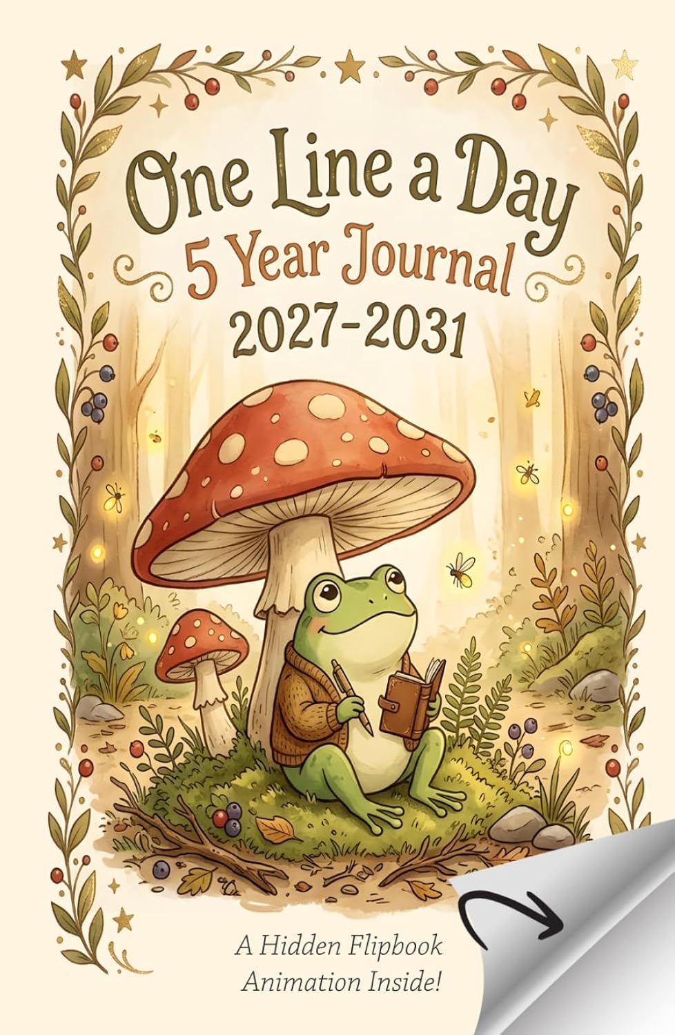 ler totalmente One Line a Day 5 Year Journal 2027-2031: Capture Daily Memories, Gratitude and Life's Little Moments & Enjoy a Cute Flipbook Animation for Frog Lovers
