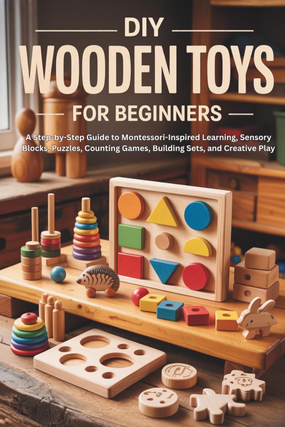 DIY Wooden Toys for Beginners: A Step-by-Step Guide to Montessori-Inspired Learning, Sensory Blocks, Puzzles, Counting Games, Building Sets, and Creative Play baixar o livro de graça