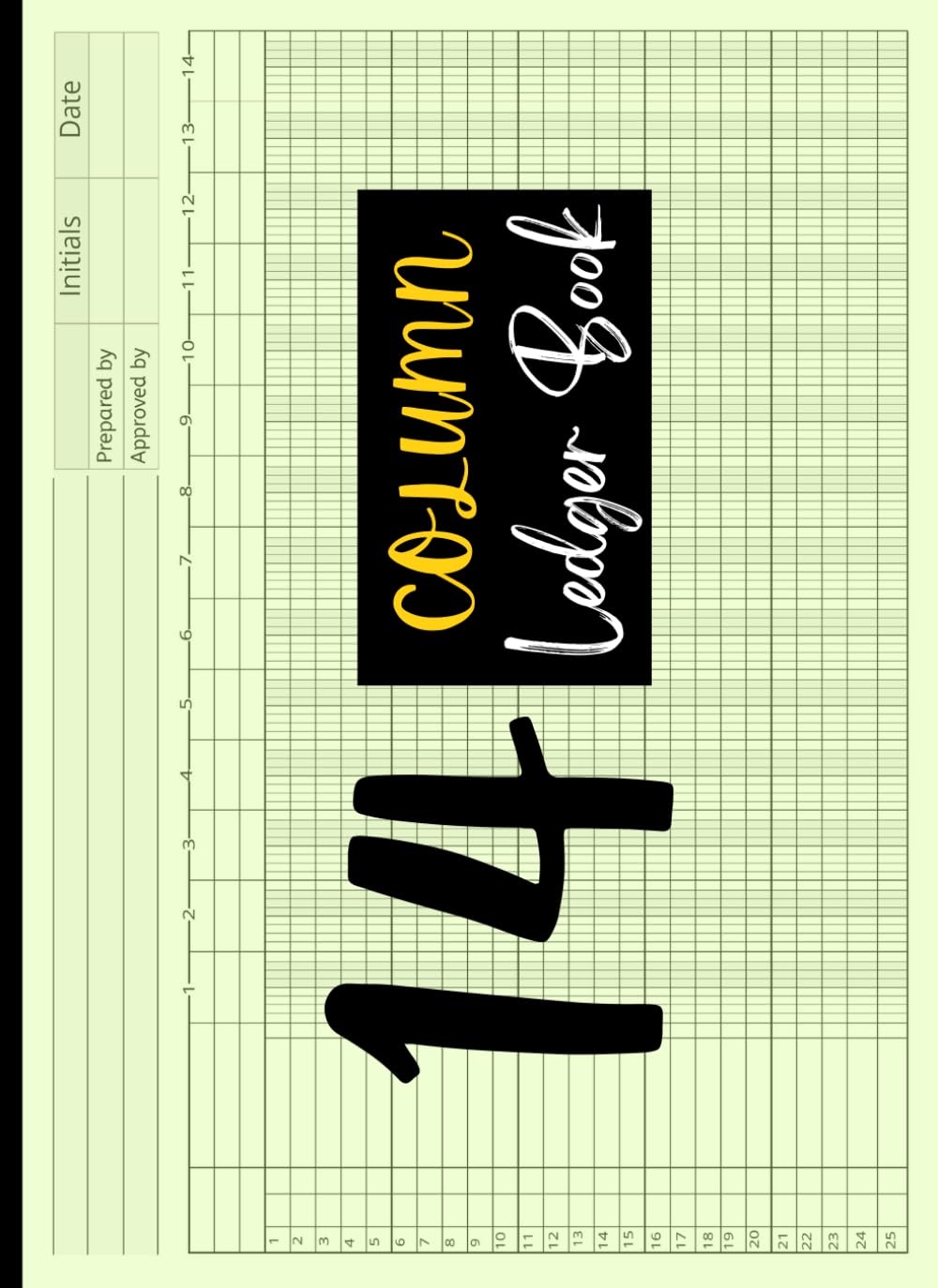 ler totalmente 14 Column Ledger Book: Accounting & Bookkeeping Notebook | Columnar Analysis Account Pad for Small Businesses Tax and Personal Finance |Horizontal Layout, 8.5 x 11.69 Inches.
