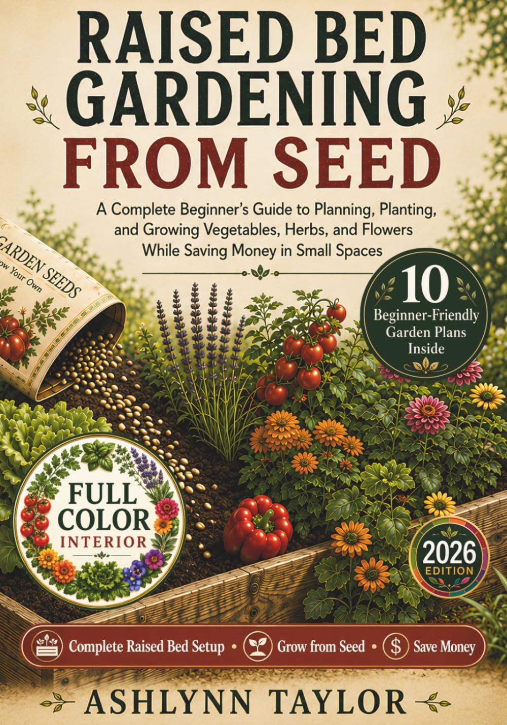 Raised Bed Gardening from Seed: A Complete Beginner’s Guide to Planning, Planting, and Growing Vegetables, Herbs, and Flowers While Saving Money in Small Spaces (Grow, Build & Bloom) baixar livro de graça