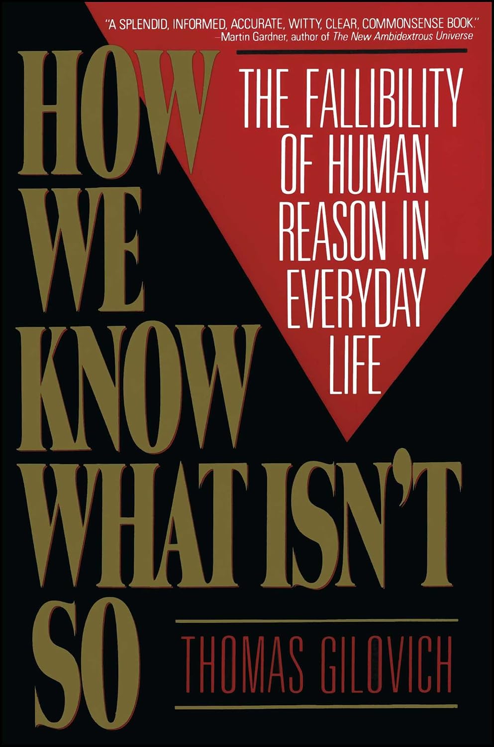How We Know What Isn't So (A Psychological Study on Logic) (English Edition) baixar o livro de graça