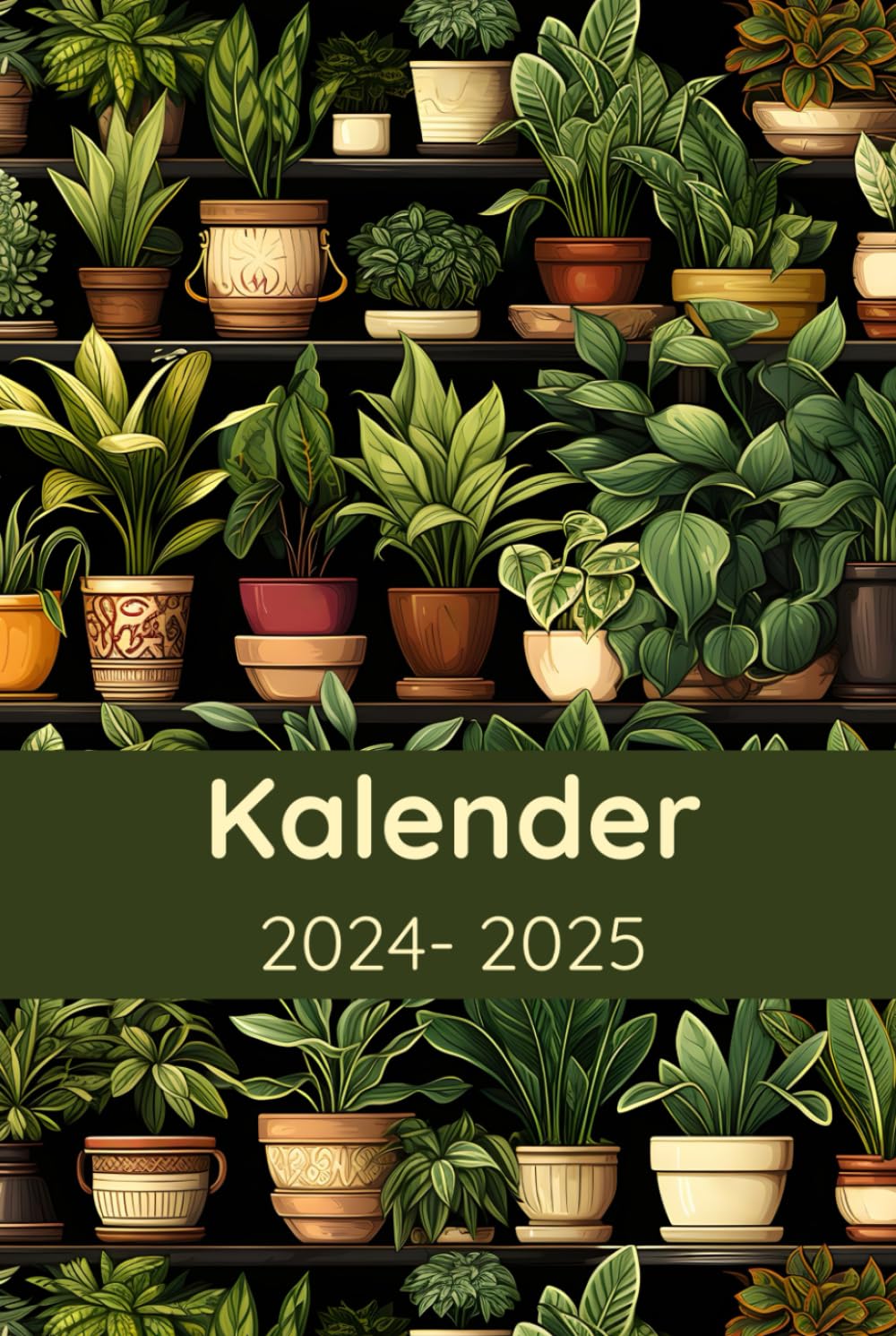 Kalender 2024-2025: Geschenk für Liebhaber von Grünpflanzen Zimmerpflanzen, Gartenarbeit, Terminplaner, Wochenplaner und Monatsplaner (German Edition) baixar livro de graça