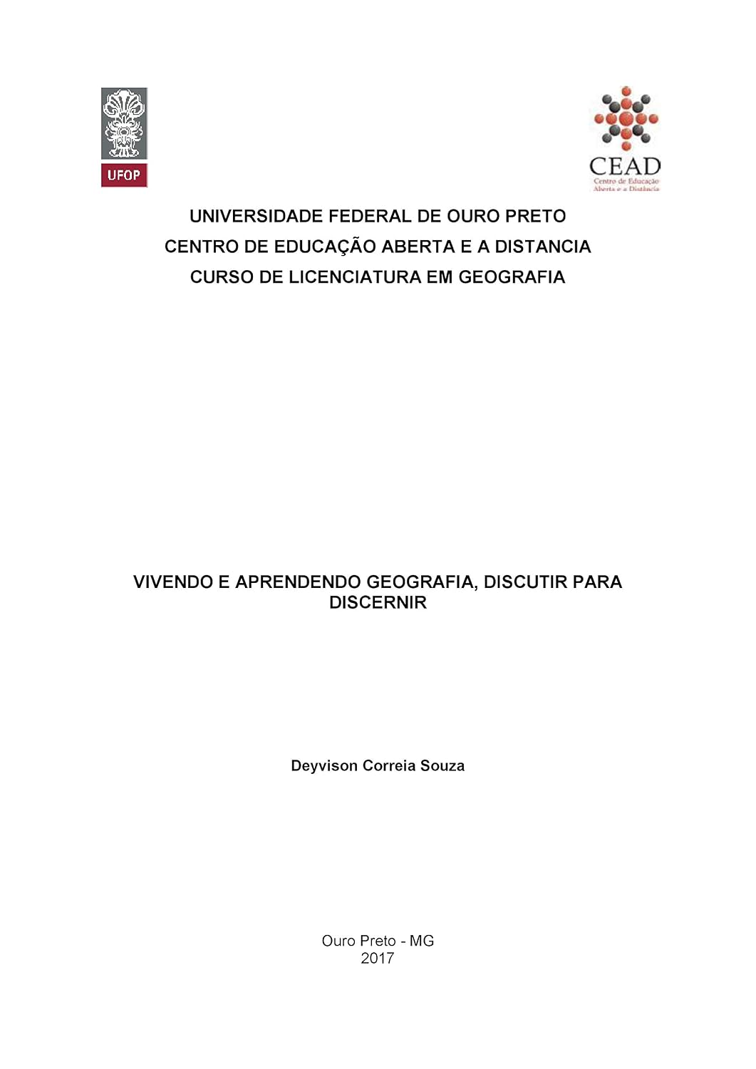 VIVENDO E APRENDENDO GEOGRAFIA: DISCUTIR PARA DISCERNIR baixar livro de graça