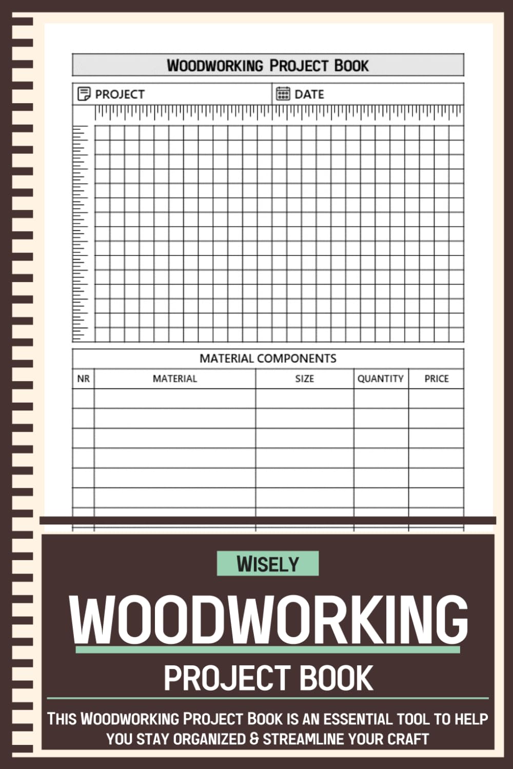 capítulo por capítulo baixar Woodworking Project Book: Woodworking Journal to Organize All Your Woodworking Projects and Record Book For Woodworking Project Plan Gift for Woodworkers and Carpenters