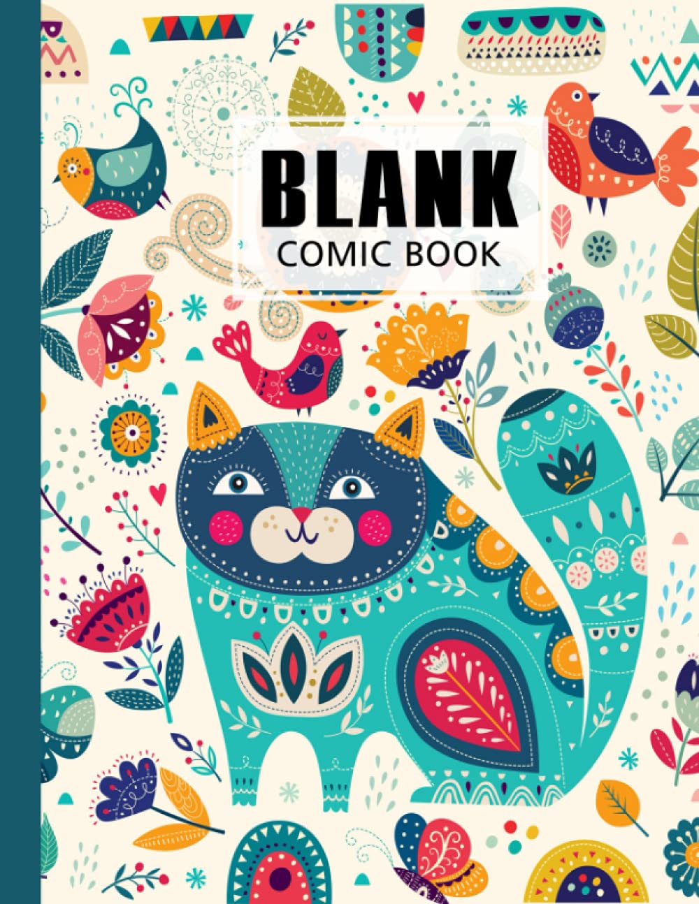 Blank Comic Book: Cats And Birds Cover Blank Comic Book, Create Your Own Story, Journal, Notebook, Sketchbook for Kids and Adults, 120 Pages - Size 8.5" x 11" Notebook by Rose Wagner baixar o livro de graça