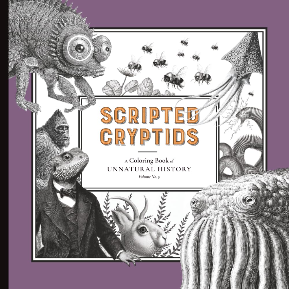 capítulo por capítulo baixar Scripted Cryptids: A Coloring Book of Unnatural History, No. 9 (The Unnatural History Coloring Books)