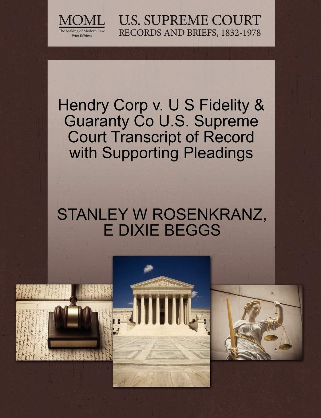 Hendry Corp v. U S Fidelity & Guaranty Co U.S. Supreme Court Transcript of Record with Supporting Pleadings baixar o livro de graça