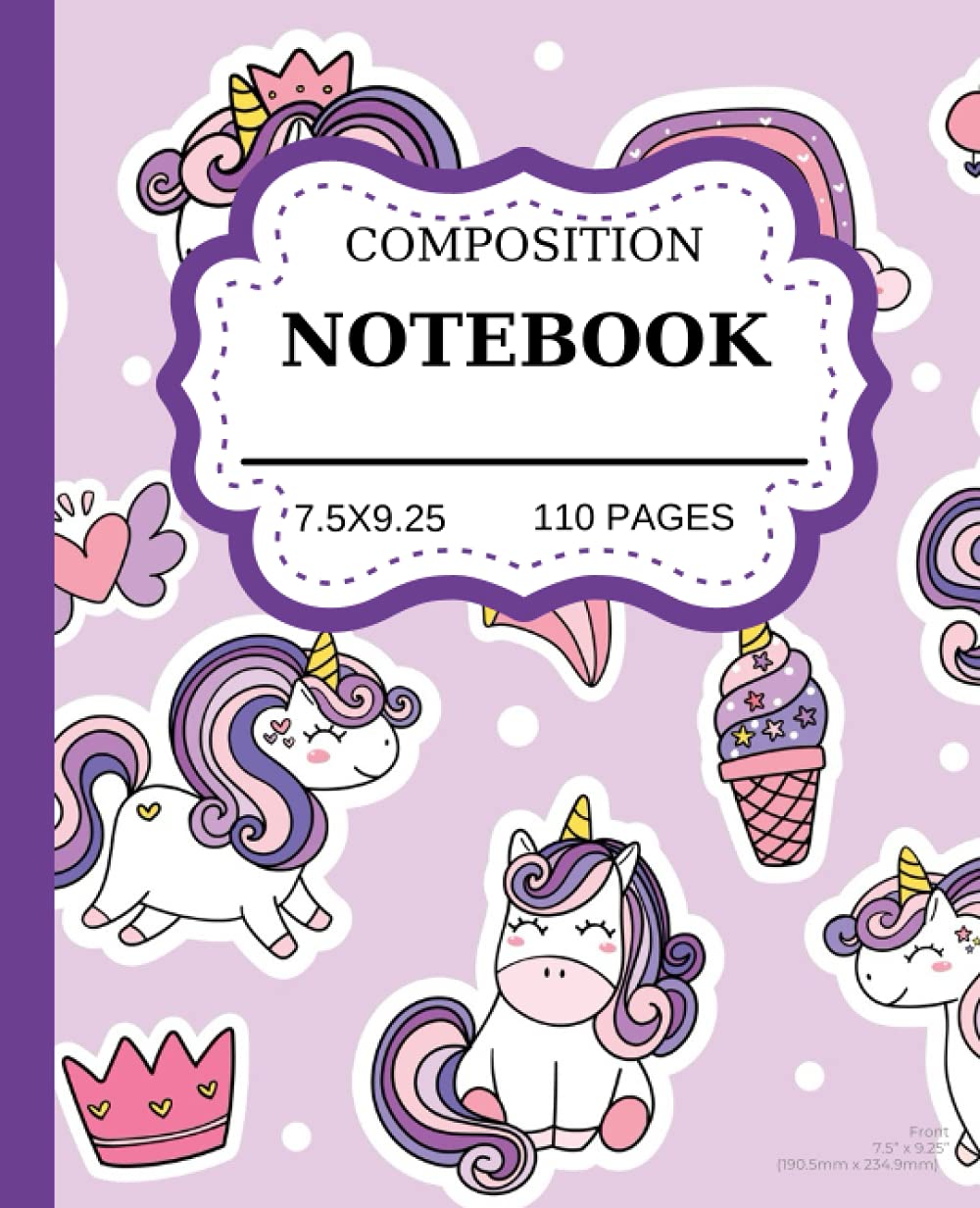 Composition Notebook: Kawaii Notebooks College Ruled Composition| Cute Unicorns College Ruled Notebook Journal for Teens Kids Students for Writing Not. baixar livro de graça