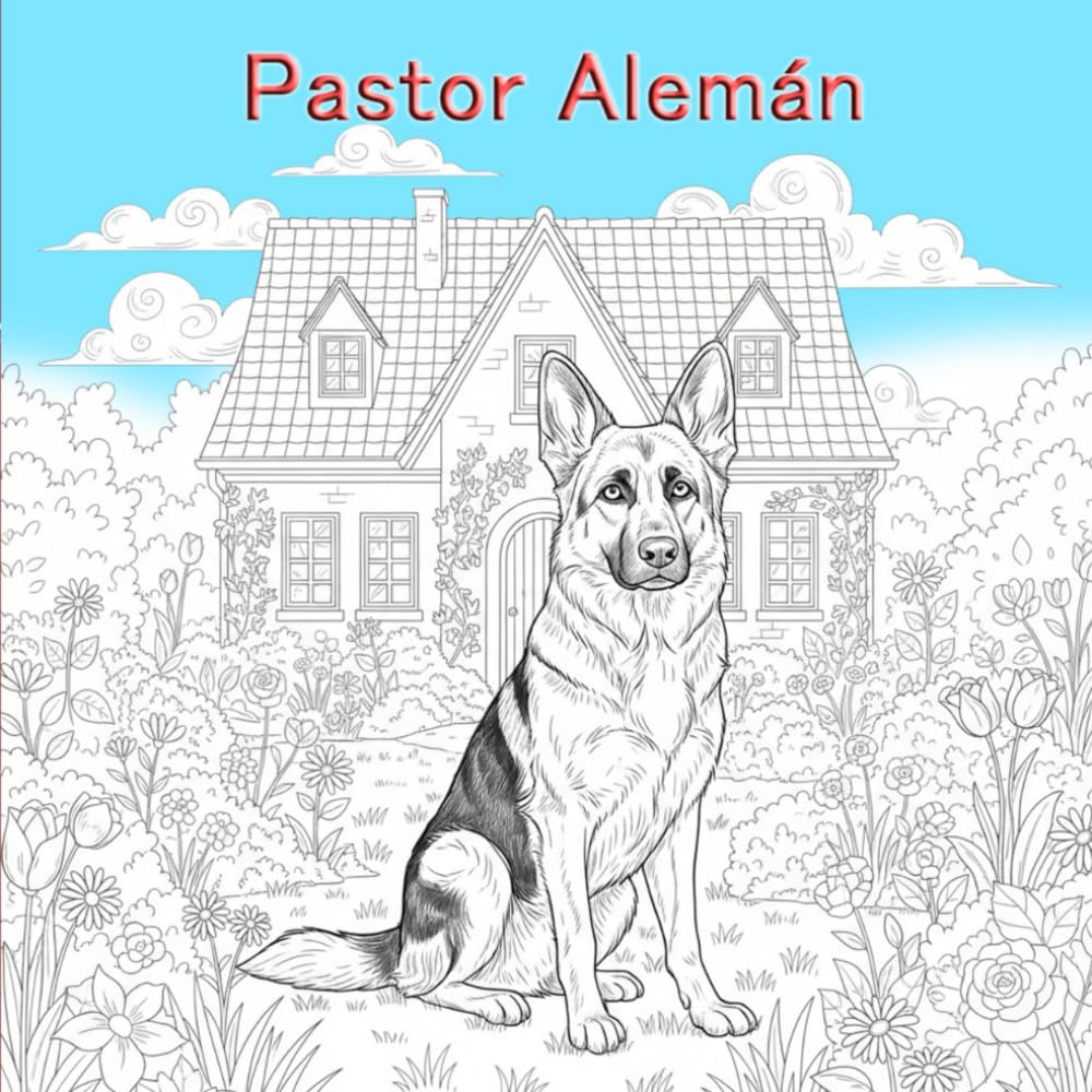 ler totalmente Pastor Alemán: Un hermoso libro para colorear para amantes de los perros (Spanish Edition)