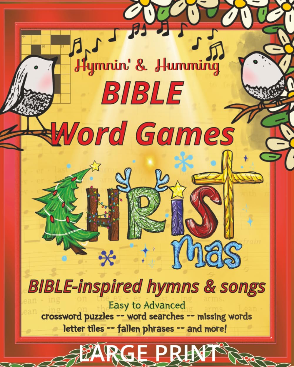 Hymnin' & Humming with Christmas Games: Sing your favorite Christmas Carols while playing FUN word games- crossword, scrambled, mixed-verse, coded... and more... (Hymnin' & Humming the Bible) baixar o livro de graça