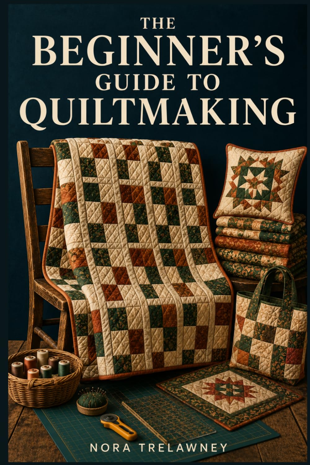 ler totalmente The Beginner's Guide to Quiltmaking: Step-by-Step Instructions to Master Essential Skills, Build Classic Blocks, Choose the Right Fabric, and Sew Your First Complete Quilt