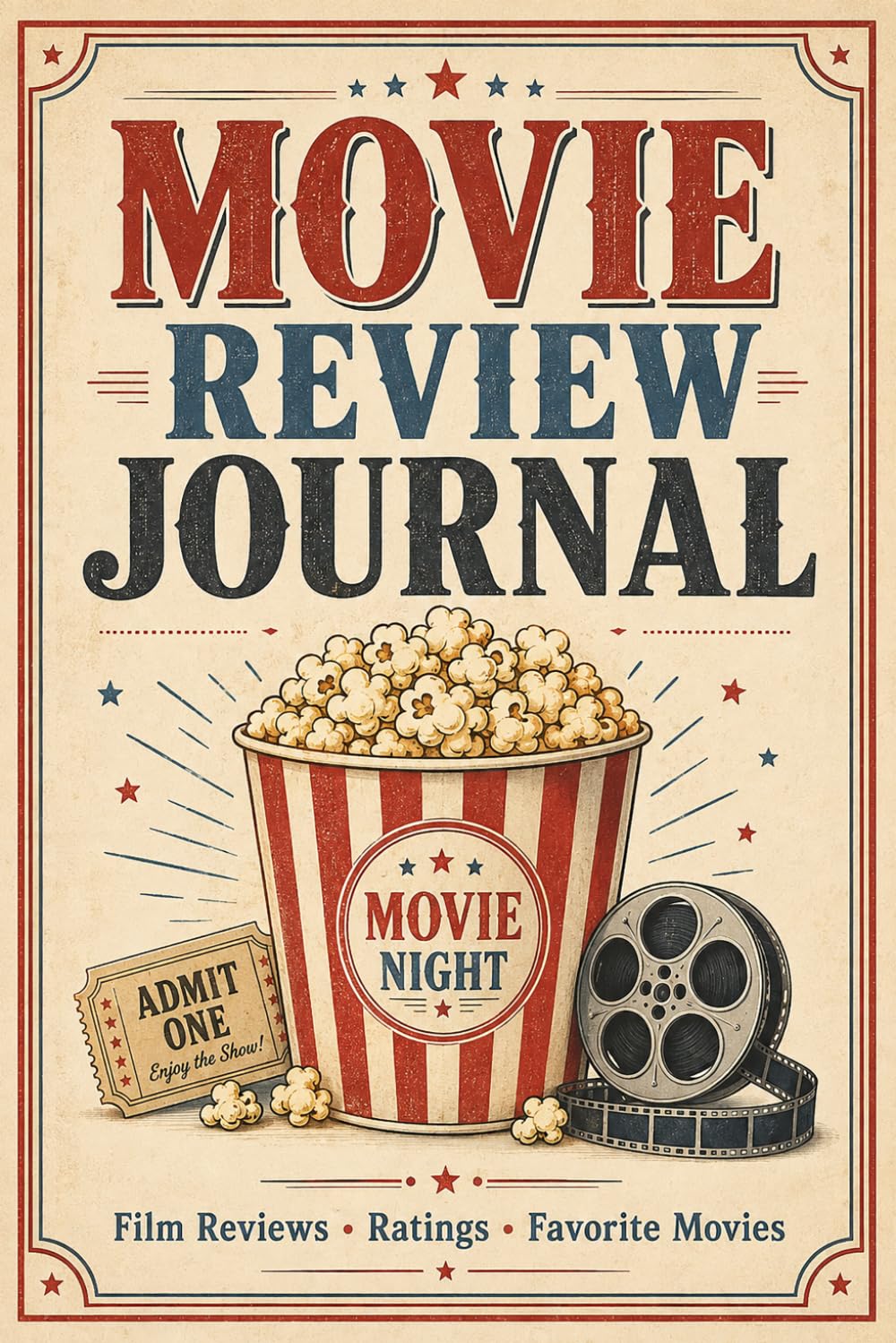ler totalmente Movie Review Journal: Film Ratings, Story Notes, Favorite Characters, Memorable Scenes, Personal Opinions, and Viewing Reflections for Movie Lovers