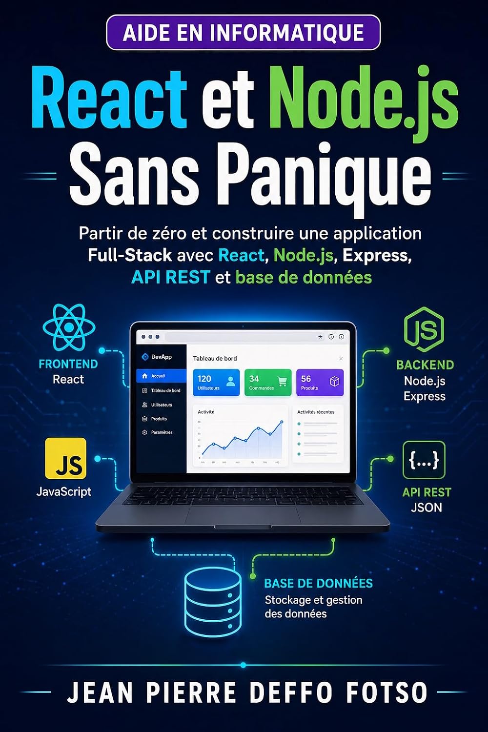ler totalmente React et Node.js Sans Panique: Partir de zéro et construire une application Full-Stack avec React, Node.js, Express, API REST et base de données (Informatique Sans Panique) (French Edition)