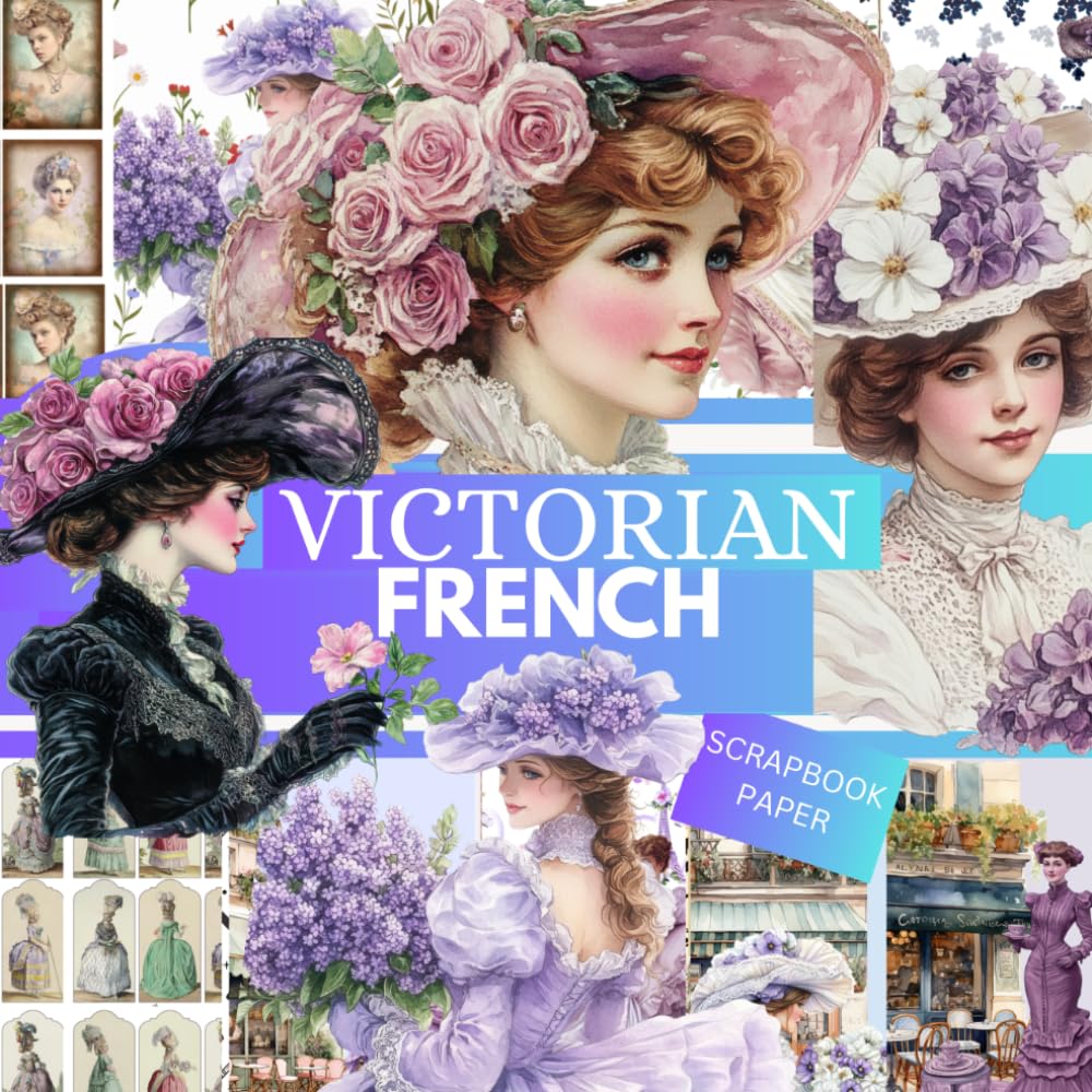 capítulo por capítulo baixar VICTORIAN FRENCH SCRAPBOOK PAPER: This is PARISIAN STYLE FLORAL SHABBY- CHIC THEMED, used in DIY JUNK JOURNALS, ORIGAMI, COLLAGE
