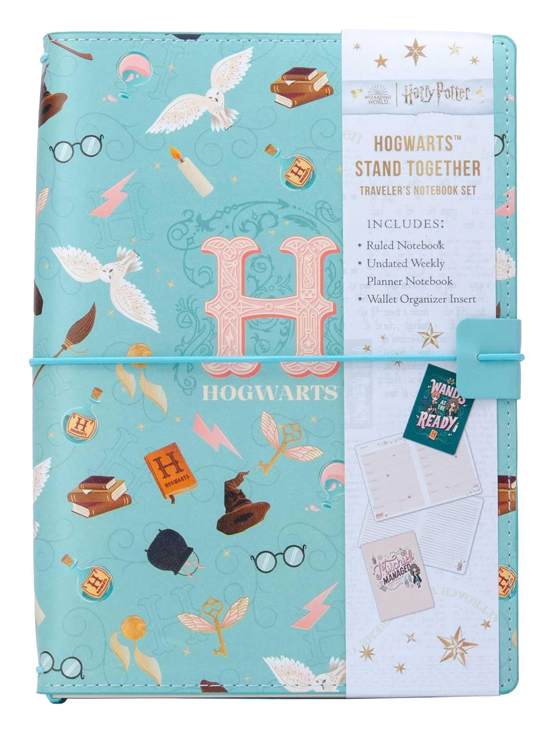 ler totalmente Harry Potter: Hogwarts Stand Together Traveler's Notebook Set: (Refillable Notebook)