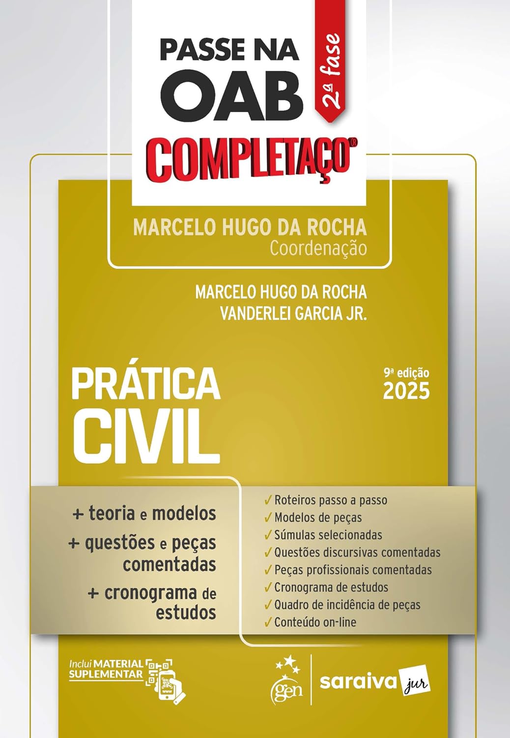 Passe Na Oab 2ª Fase - Completaço - Prática Civil - 9ª Edição 2025 baixar livro de graça