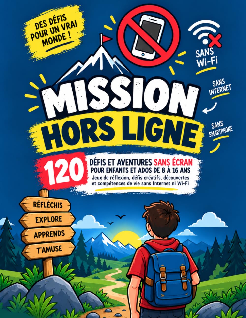 MISSION HORS LIGNE: 120 défis et aventures sans écran pour enfants et ados de 8 à 16 ans – Jeux de réflexion, défis créatifs, découvertes et... vie sans Internet ni Wi-Fi. (French Edition) baixar o livro de graça