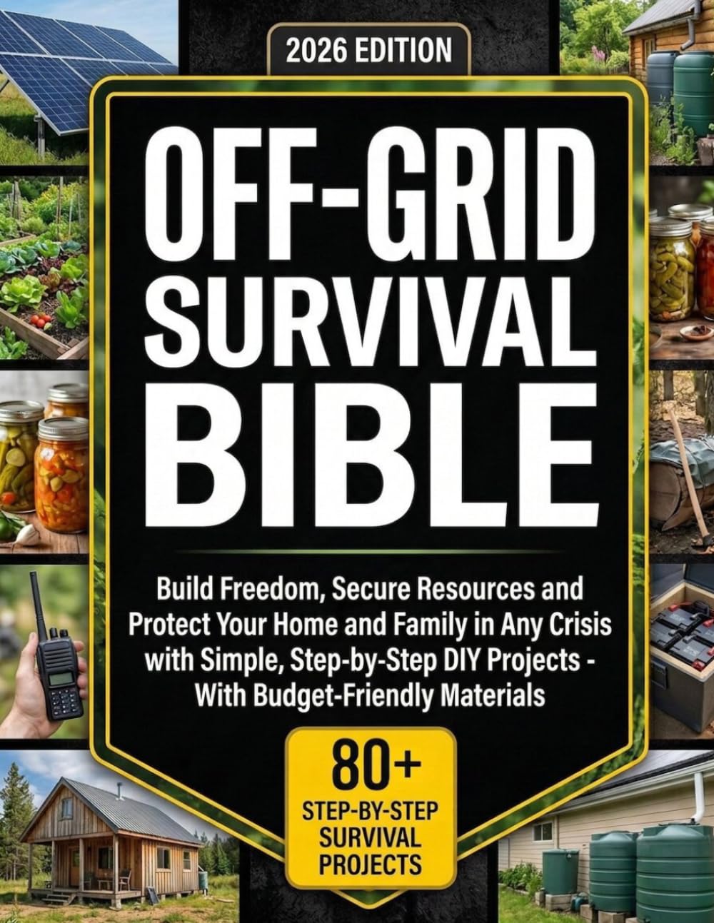 The Off-Grid Survival Bible: Build Freedom, Secure Resources and Protect Your Home and Family in Any Crisis with Simple, Step-by-Step DIY Projects – With Budget-Friendly Materials baixar o livro de graça
