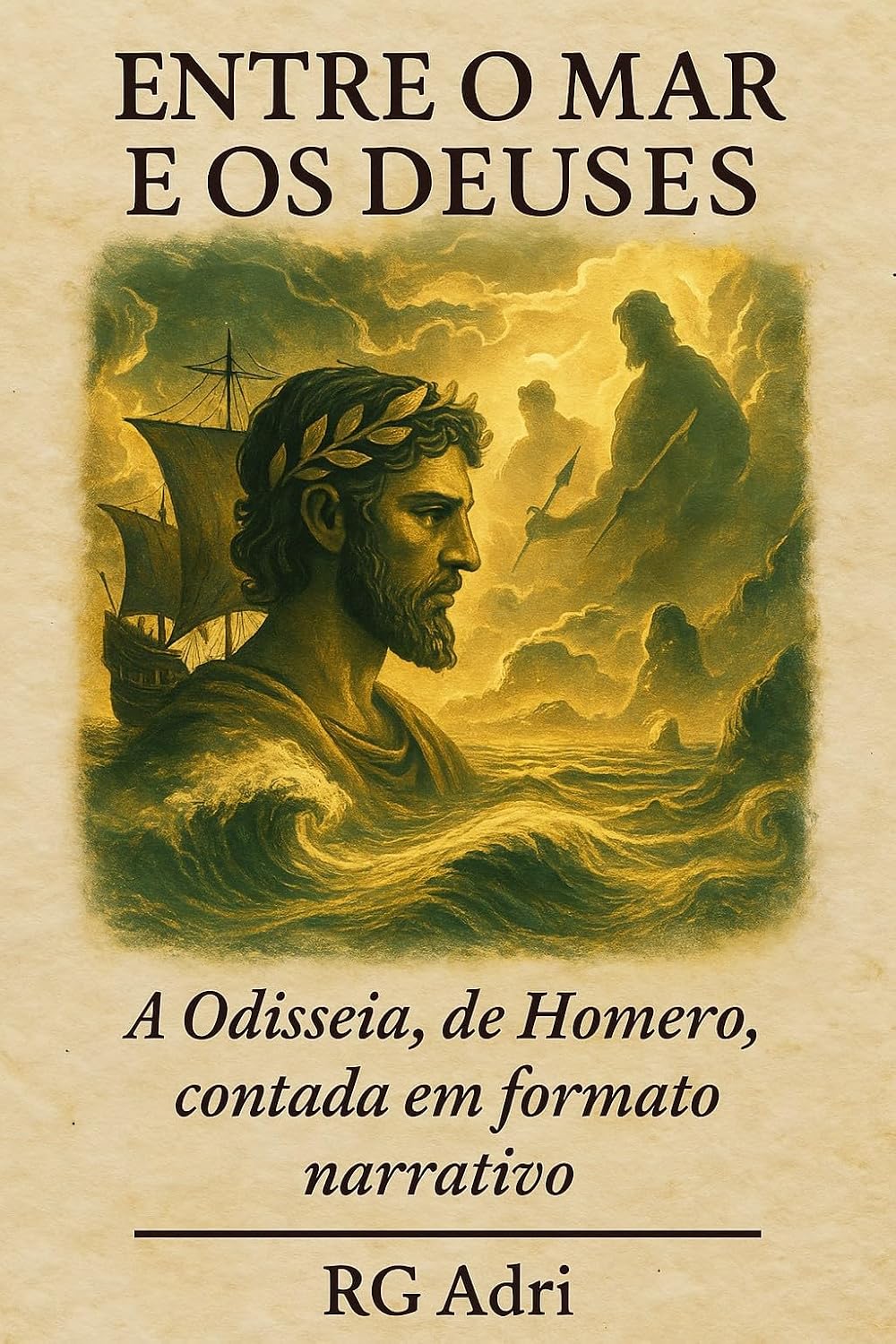 ler totalmente Entre o mar e os deuses: A Odisseia, de Homero, contada em formato narrativo (Clássicos em linguagem fácil de ler)