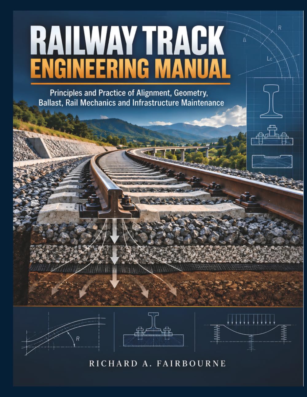 ler totalmente Railway Track Engineering Manual: Principles and Practice of Alignment, Geometry, Ballast, Rail Mechanics and Infrastructure Maintenance