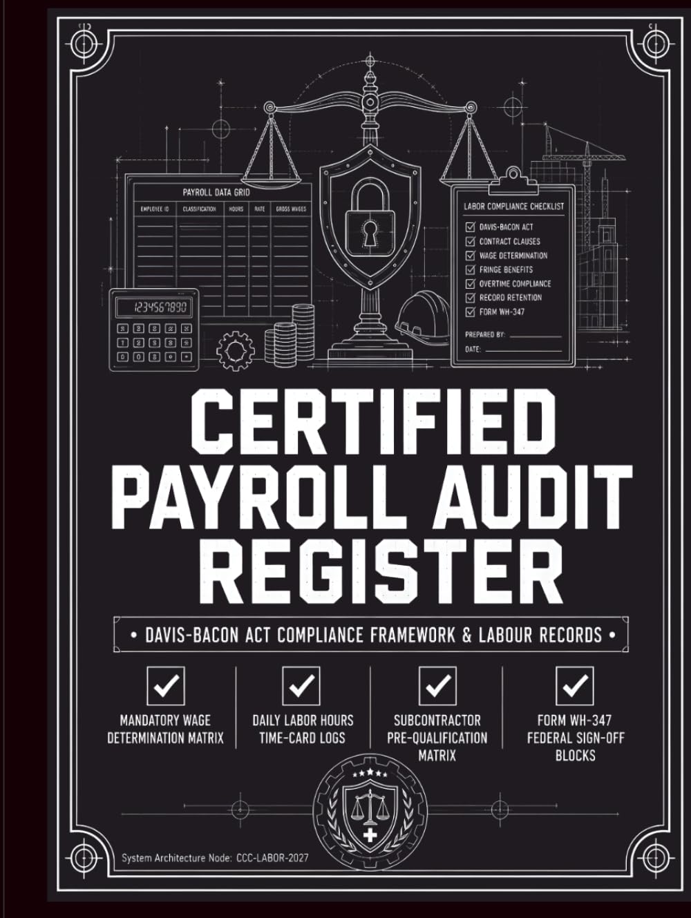 ler totalmente Certified Payroll Audit Register: The Standardized Administrative Ledger for Davis-Bacon Act Compliance Frameworks, Mandatory Wage Determinations,... and Federal Form WH-347 Labor Records.