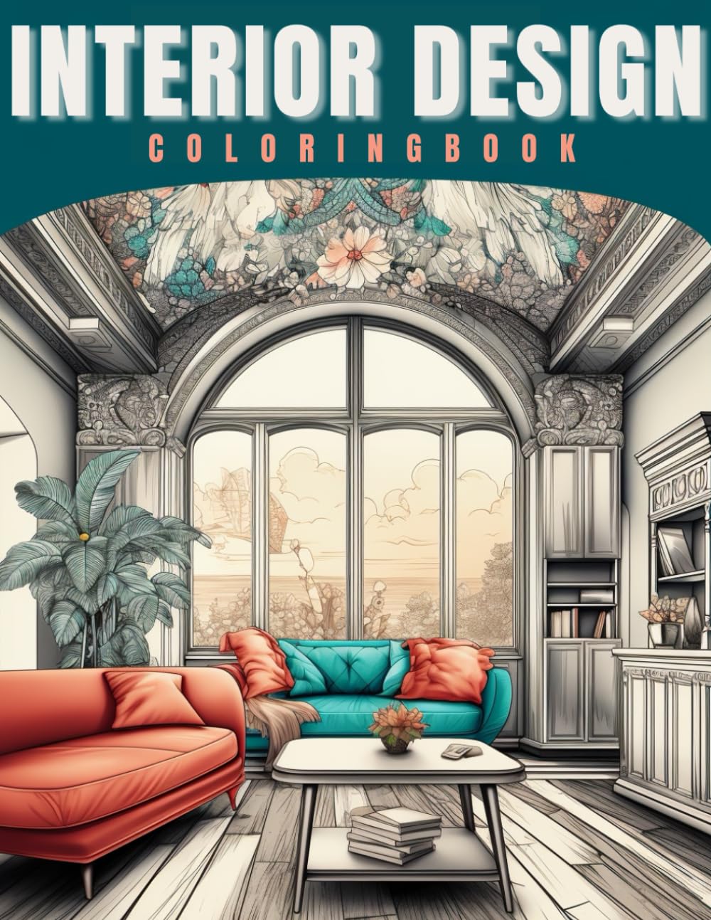 Interior design coloring book baixar o livro de graça