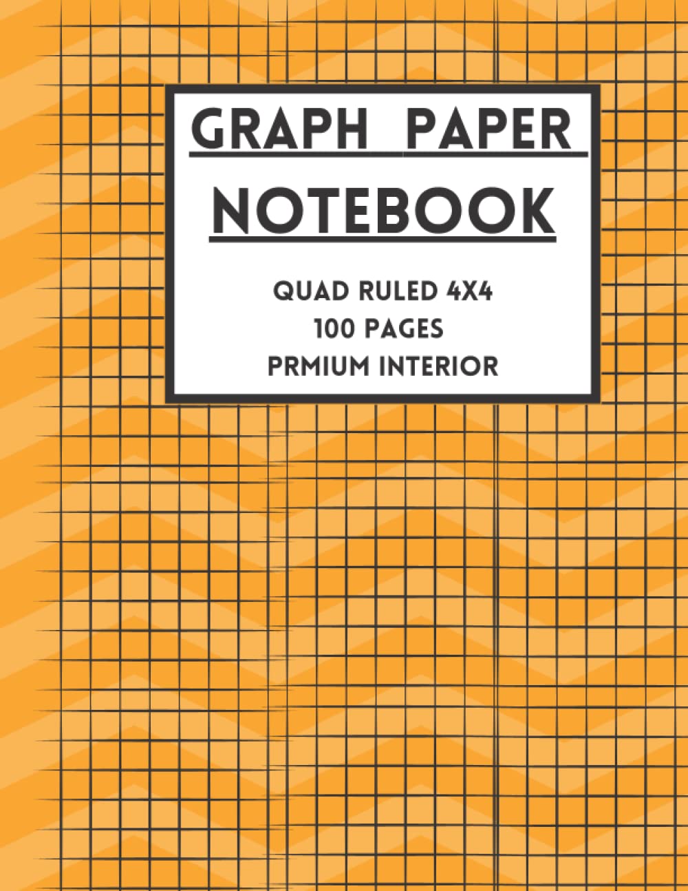 Graph Paper Notebook Premium Interior Orange Cover: Orange Grid Composition Book for Math and Science Students 4x4 Quad Ruled (Large 8.5 x 11) 100 Pages baixar o livro de graça