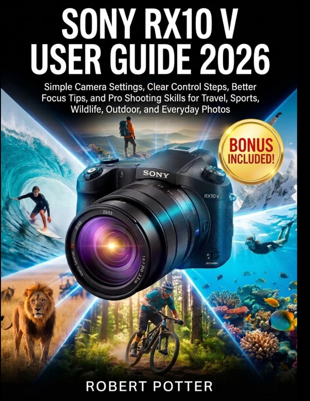 capítulo por capítulo baixar SONY RX10 V USER GUIDE 2026: Simple Camera Settings, Clear Control Steps, Better Focus Tips, and Pro Shooting Skills for Travel, Sports, Wildlife, Outdoor, and Everyday Photos