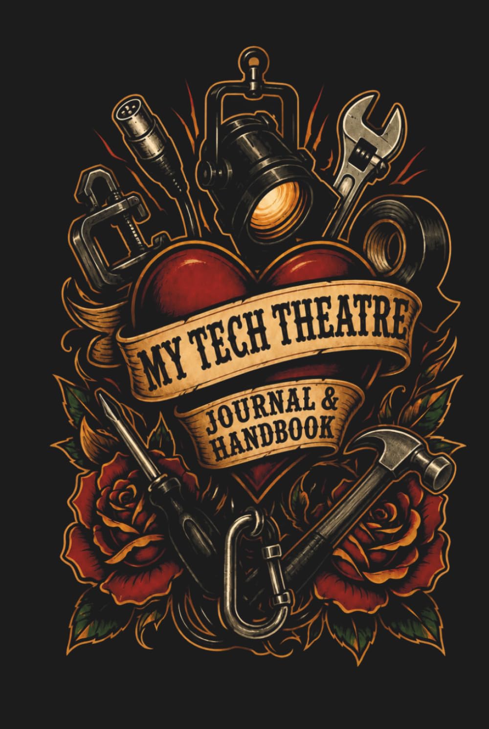 My Tech Theatre Journal & Handbook: Notebook with Stagecraft Terms and Reference Charts for Technical Theater Students, Backstage Crew, Lighting and Sound Technicians, and Drama Kids baixar o livro de graça