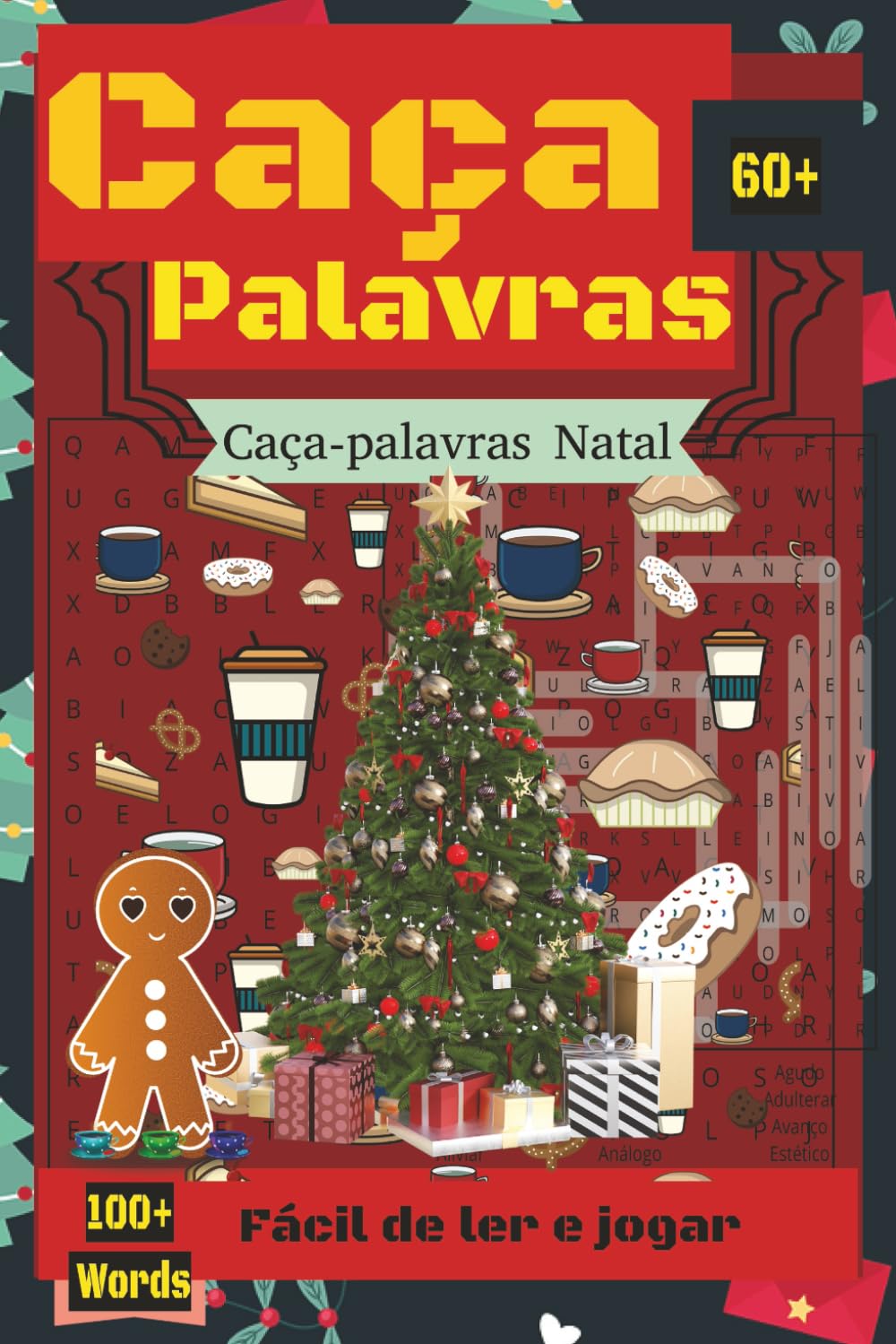 Caça palavras Natal: Com letras de fácil leitura sobre o Natal, quebra-cabeças e muito mais | 15,24 x 22,86 cm, 120 páginas | Mais de 50 páginas...... Natal e momentos de relaxamento. baixar livro de graça