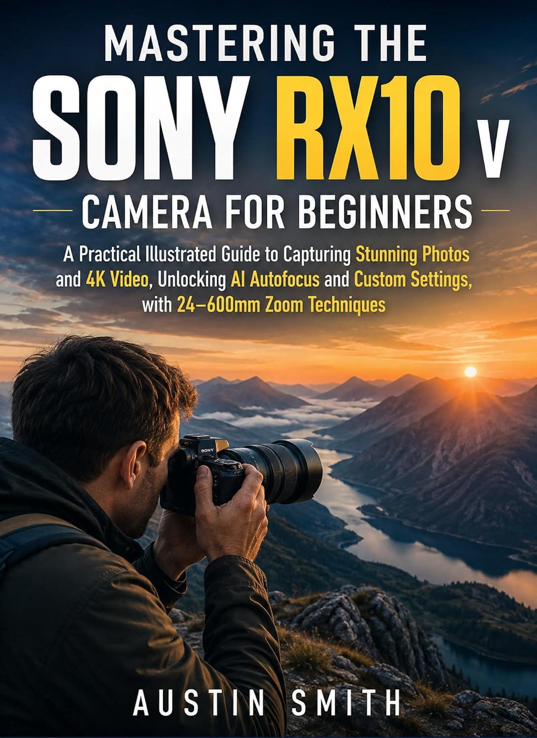 ler totalmente Mastering the Sony RX10 V Camera for Beginners: A Practical Illustrated Guide to Capturing Stunning Photos and 4K Video, Unlocking AI Autofocus and Custom... recording Guide Book 3) (English Edition)