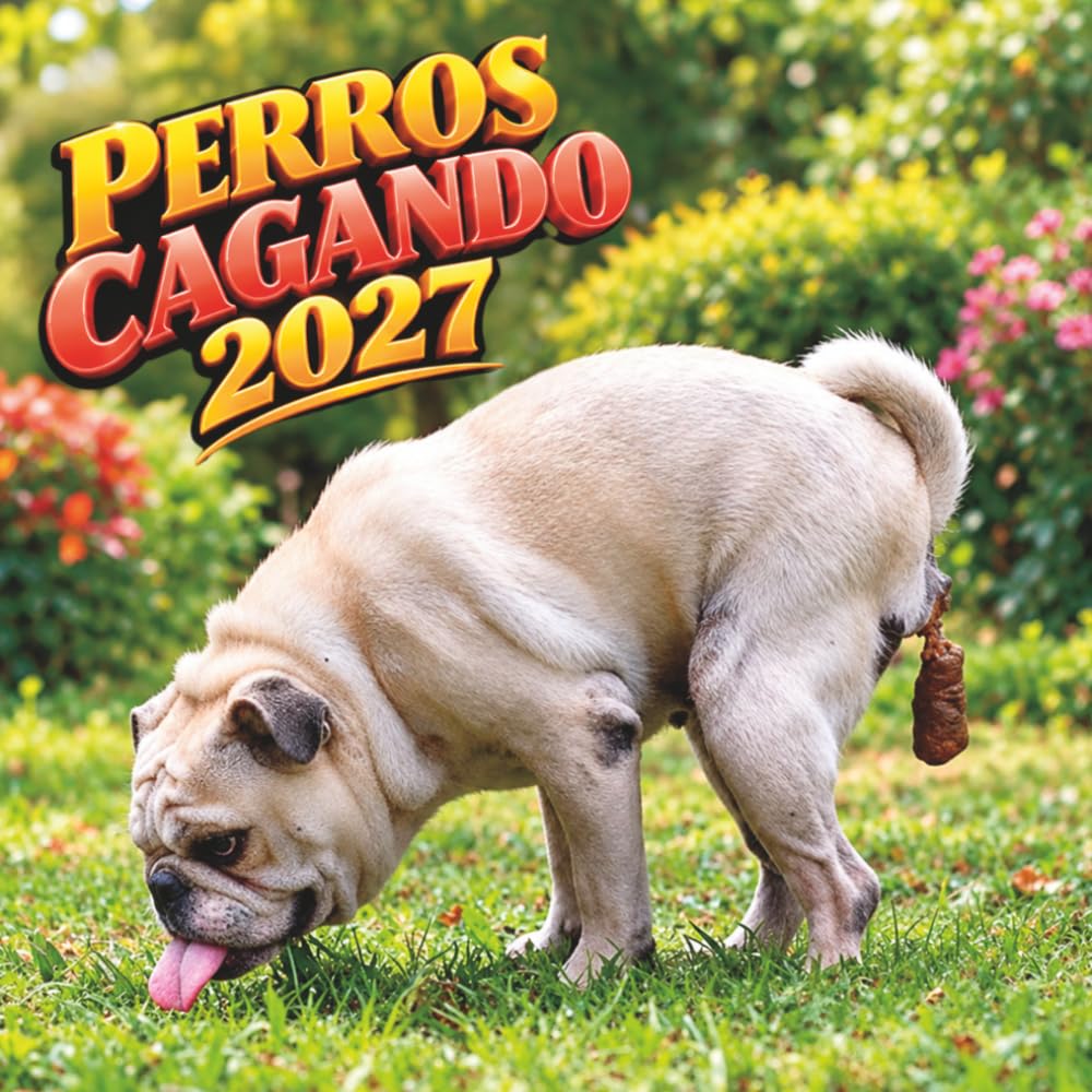 Perros Cagando 2027: 24 fotos XXL | Regalo original y divertido para mujeres, hombres y amantes de los animales | Agenda única y llena de humor (Spanish Edition) baixar o livro de graça