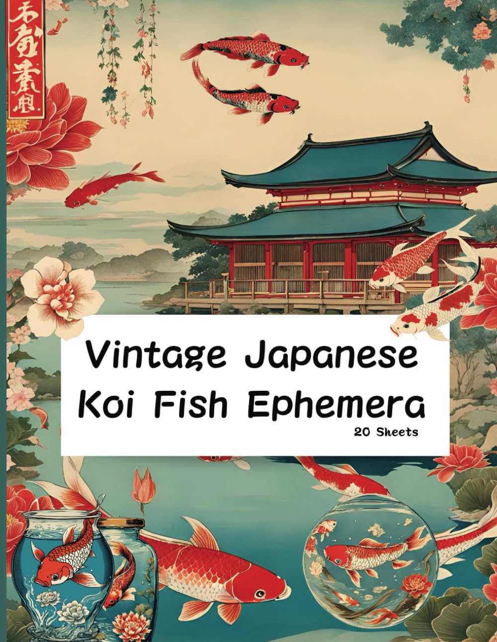 ler totalmente Vintage Japanese Koi Fish Ephemera: Antique Asian-Inspired Illustrations, For Junk Journals, Scrapbooking, Mixed Media, Paper Crafts, DIY Projects, And More