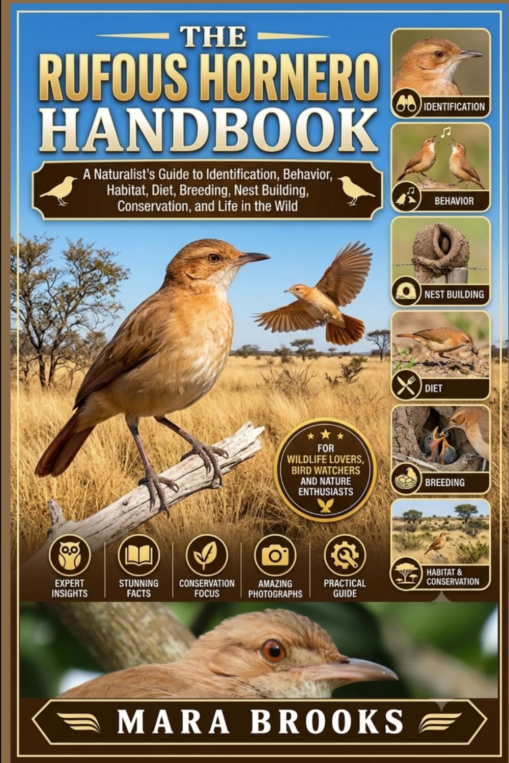 ler totalmente THE RUFOUS HORNERO HANDBOOK: A Naturalist’s Guide to Identification, Behavior, Habitat, Diet, Breeding, Nest Building, Conservation, and Life in the Wild