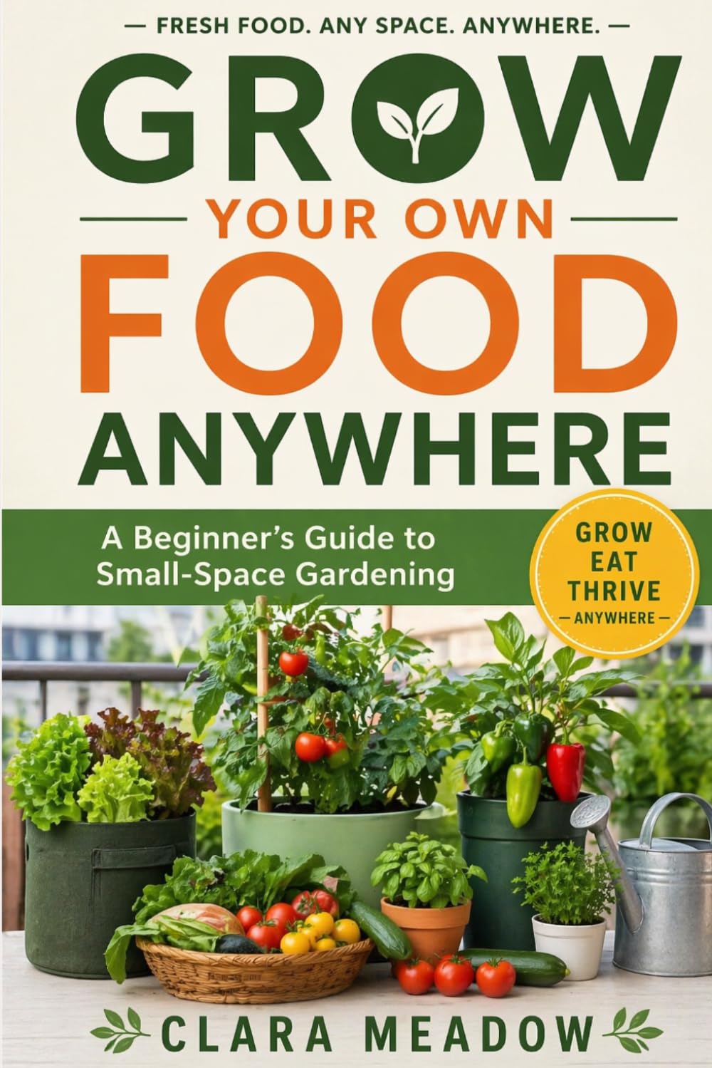 Grow Your Own Food Anywhere: A Beginner’s Guide to Small-Space Gardening baixar o livro de graça
