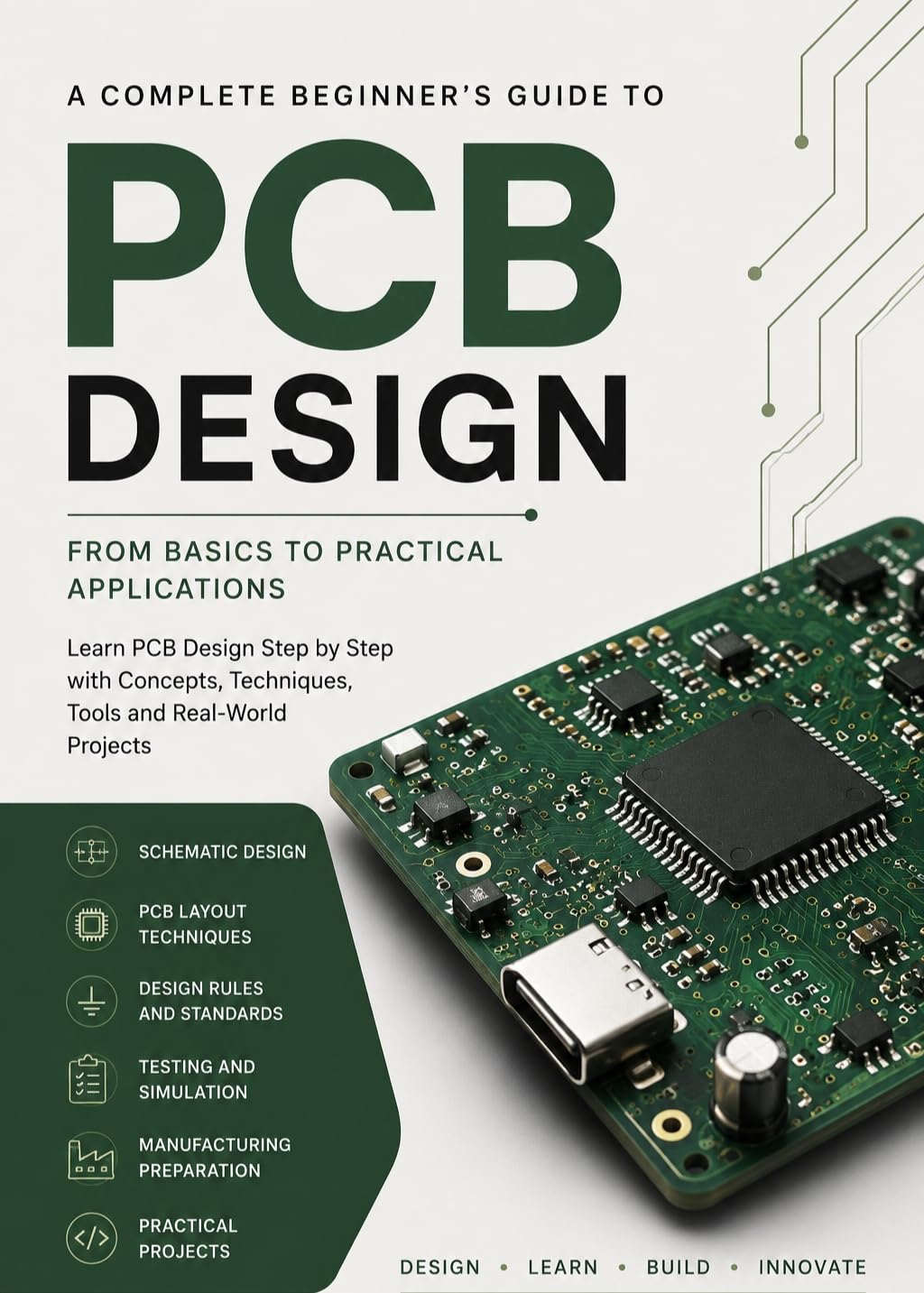 capítulo por capítulo baixar PCB Design for Beginner:s A Complete Step by Step Guide to Printed Circuit Board Design: A beginner friendly guide to schematic design, PCB layout and... made simple and practical (English Edition)