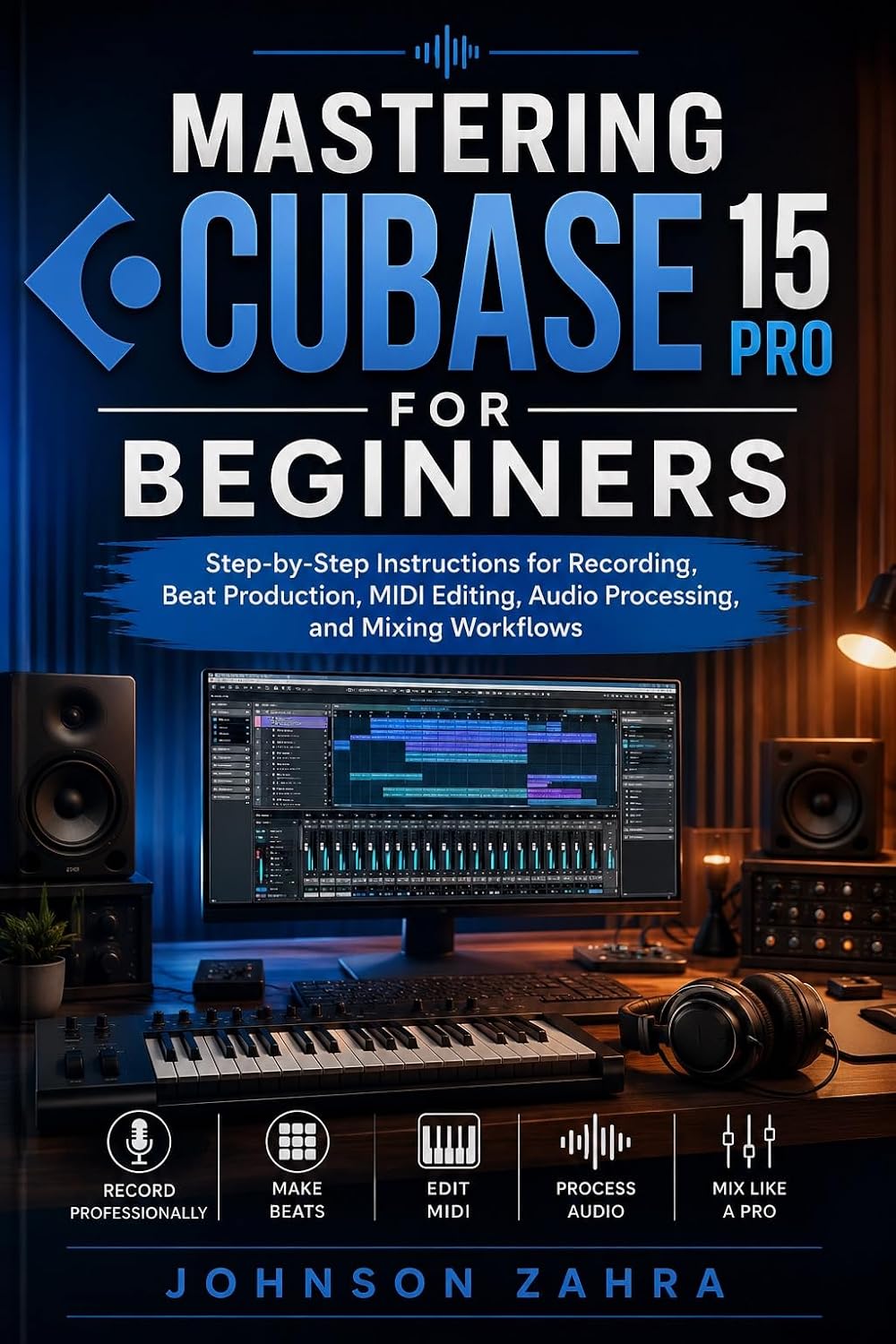 ler totalmente Mastering Cubase 15 Pro for Beginners: Step-by-Step Instructions for Recording, Beat Production, MIDI Editing, Audio Processing, and Mixing Workflows (English Edition)