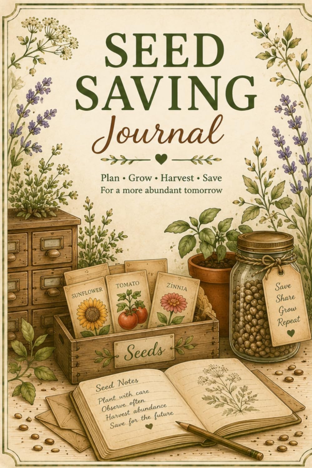 Seed Saving Journal: Record, Store & Preserve Your Garden Seeds | Seed Collection, Germination Tests, Storage Inventory & Plant Performance Tracker baixar livro de graça