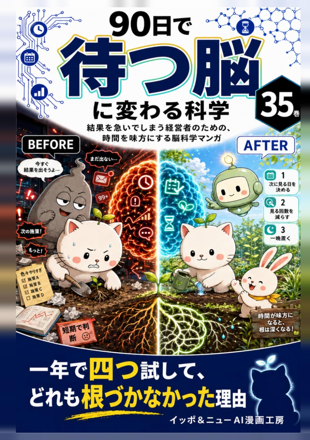 90日で「待つ脳」に変わる科学: 結果を急いでしまう経営者のための、時間を味方にする脳科学マンガ (Japanese Edition) baixar o livro de graça