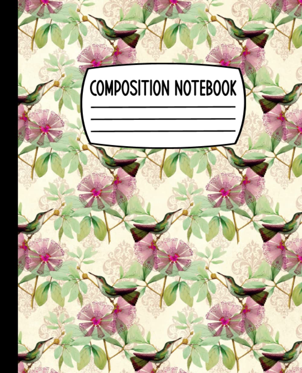 ler totalmente Composition Notebook: 100 page Wide Ruled Paper composition notebook, Sized 7.5 x 9.25, for For kids, teens, and adults (Composition Notebooks)