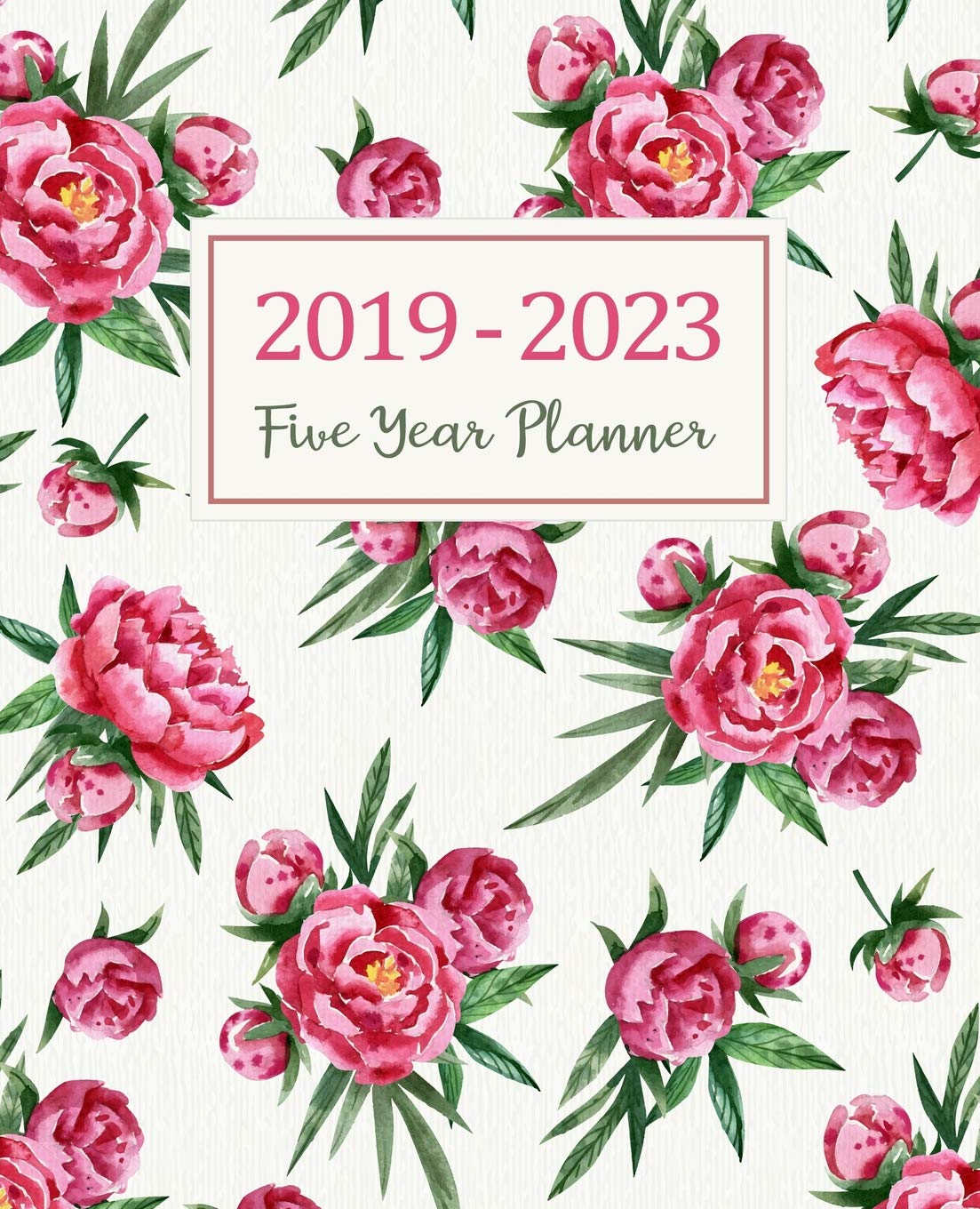 ler totalmente Five Year Planner 2019-2023: Monthly Schedule Organizer - Agenda Planner For The Next Five Years, 60 Months Calendar January 2019 - December 2023 Rose Design
