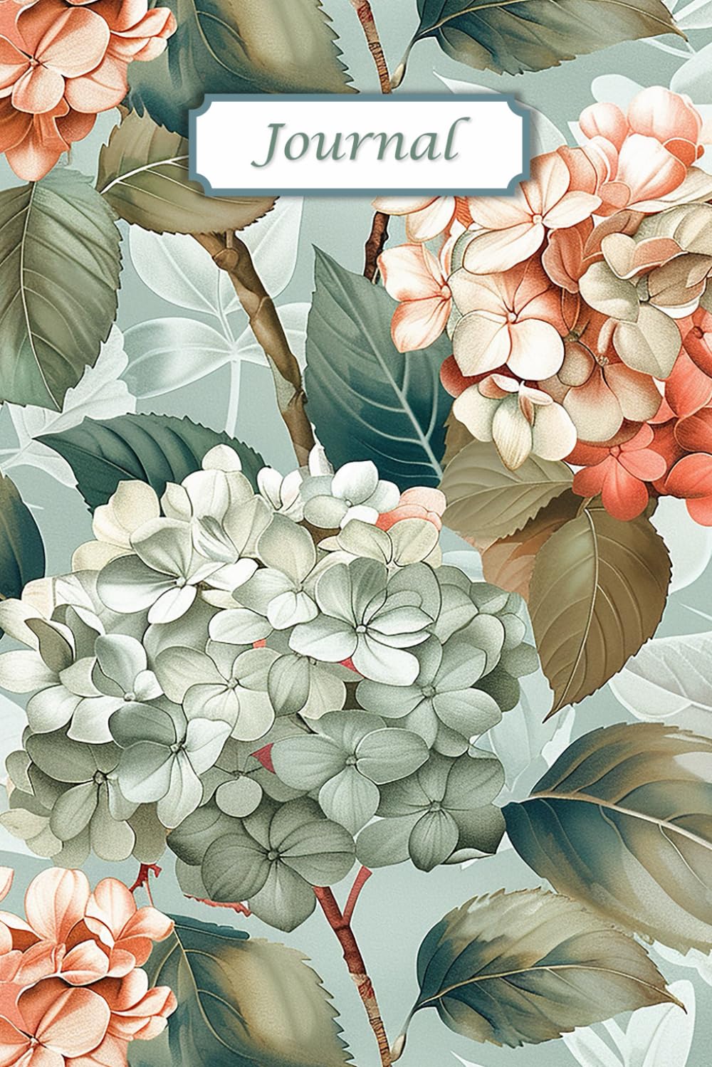 Hydrangea Collection: Salmon Pink Flower Blossoms Journal: 100 Blank Lined Pages | 6x9 inches | Personalized First Page | Boutique Gift baixar livro de graça