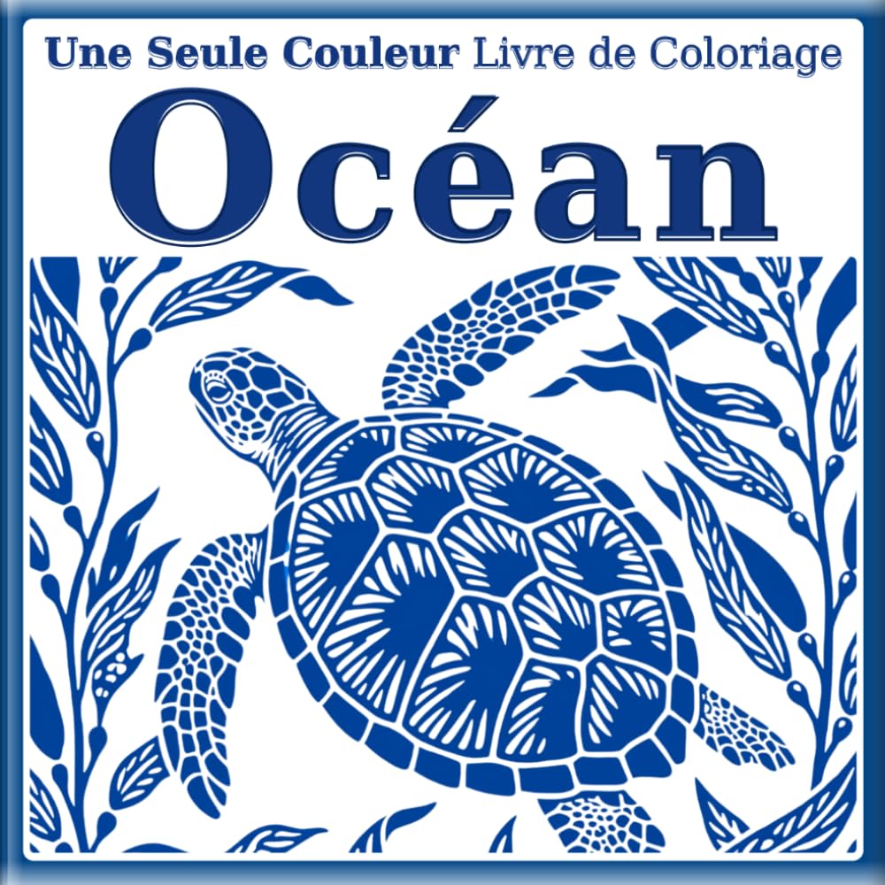 Livre de Coloriage à Une Seule Couleur — Océan: Guides à points pour colorier & modèle terminé en gris | Vie marine, poissons tropicaux et nature sous-marine pour tous les âges (French Edition) baixar o livro de graça