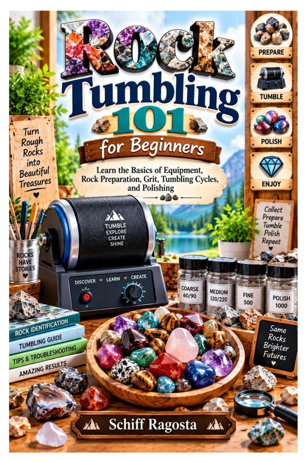 capítulo por capítulo baixar Rock Tumbling 101 for Beginners: Learn the Basics of Equipment, Rock Preparation, Grit, Tumbling Cycles, and Polishing