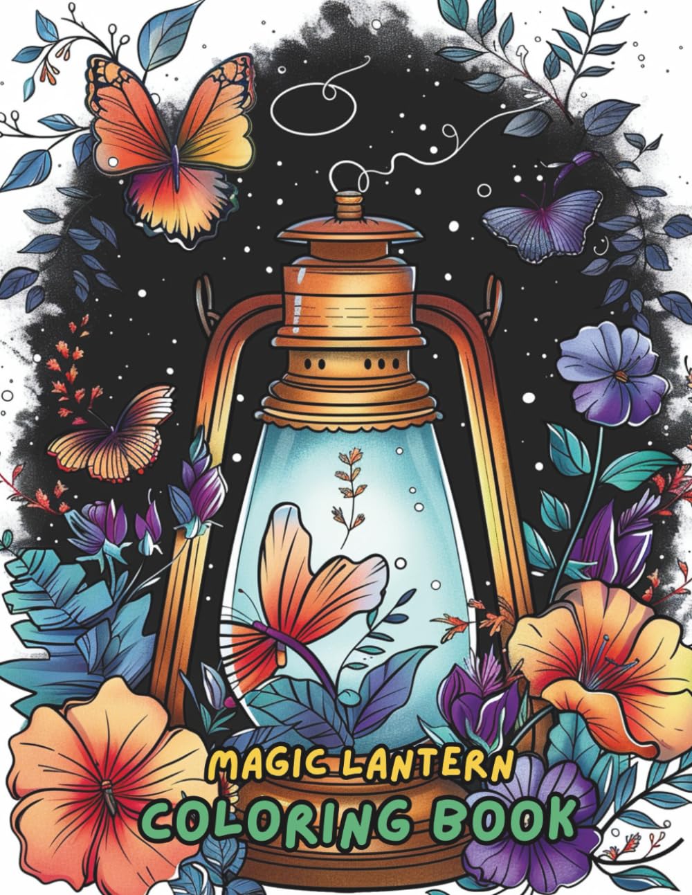Magic Lantern Coloring Book: Beautiful Fantasy Lanterns, Whimsical Patterns, Relaxing Stress Relief Designs for Adults | 100+ Pages Large Print Coloring Book (8.5 x 11) baixar livro de graça