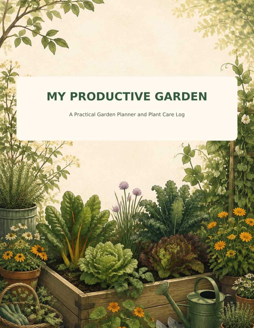 ler totalmente My Productive Garden: A Practical Garden Planner and Plant Care Log