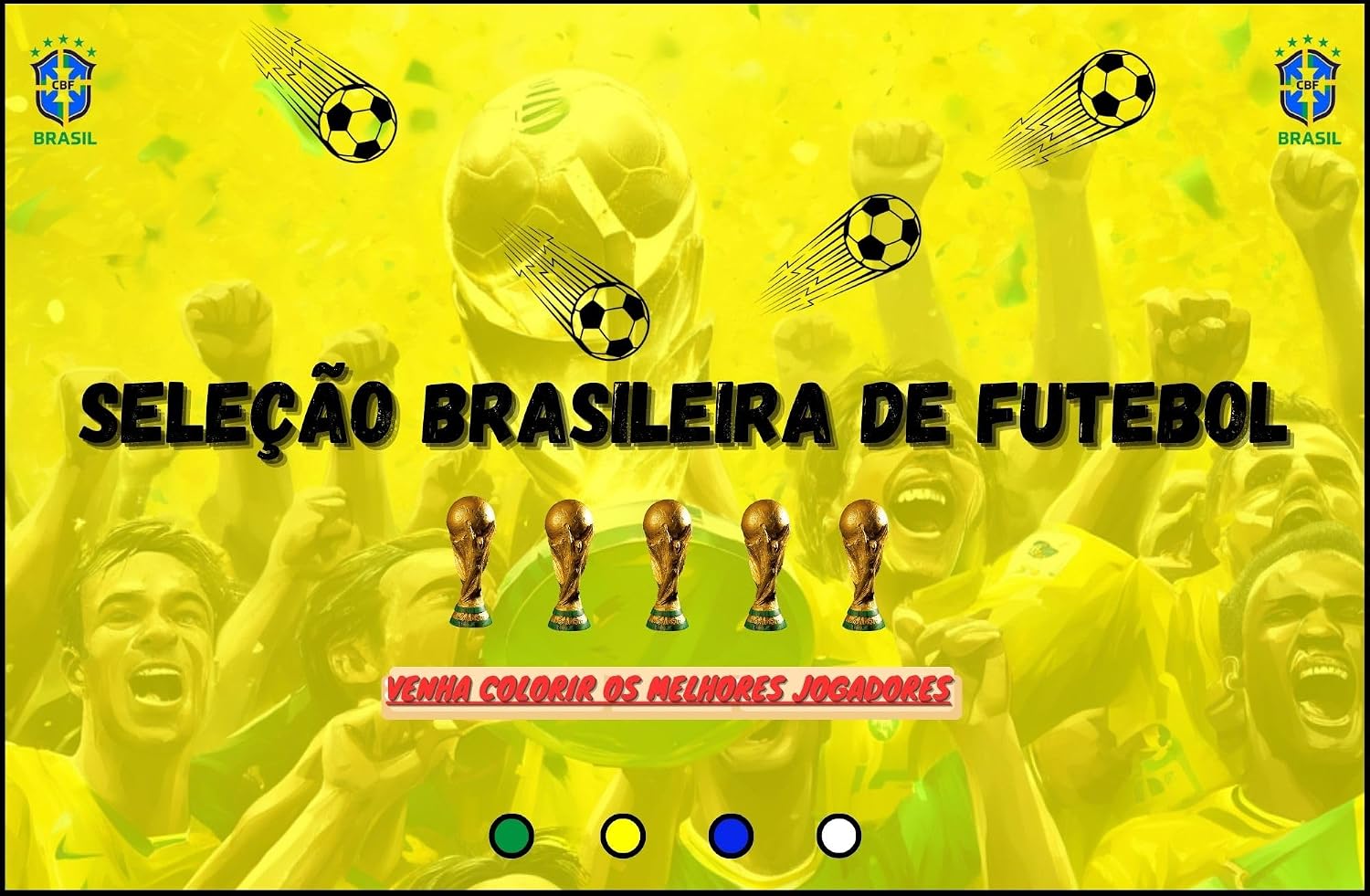 ler totalmente FUTEBOL - JOGADORES DA SELEÇÃO BRASILEIRA PARA COLORIR