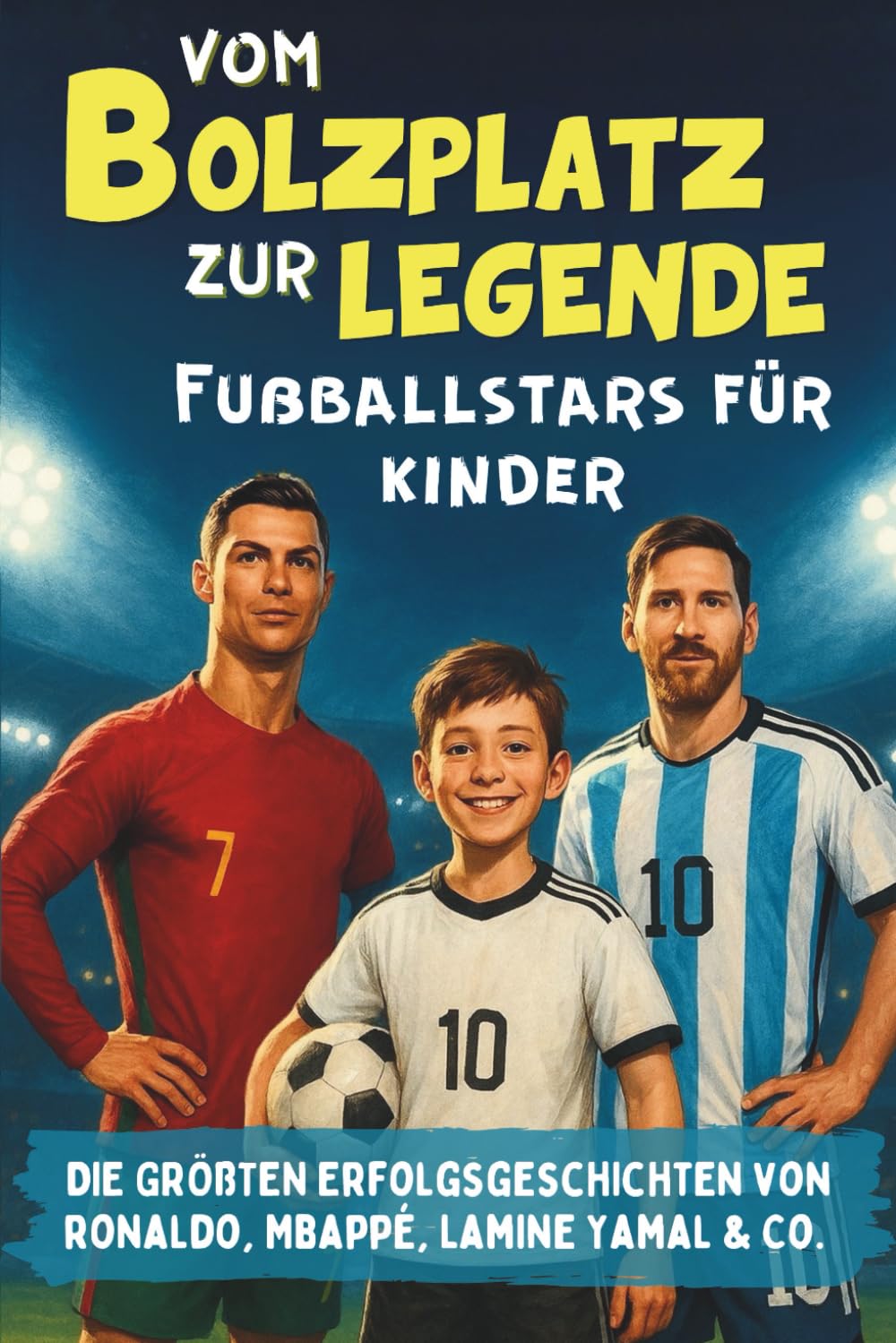Vom Bolzplatz zur Legende - Fußballstars für Kinder | Die größten Erfolgsgeschichten von Ronaldo, Mbappé, Lamine Yamal & Co. | Fußball Geschenke Jungen (German Edition) baixar o livro de graça