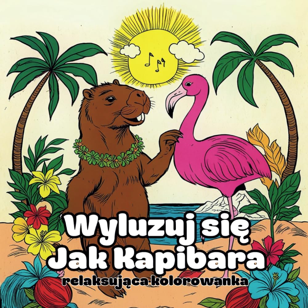 Wyluzuj się Jak Kapibara Relaksująca Kolorowanka: Ucz się od najlepszych i wypoczywaj z najbardziej wyluzowanymi zwierzętami świata (Polish Edition)